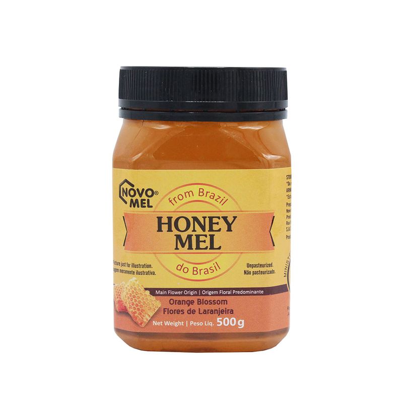 Mel Flores de Laranjeira Novo Mel 500g - Casa Santa Luzia