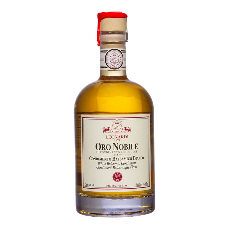 Condimento Balsâmico Branco Oro Nobile Leonardi 500ml - Casa Santa