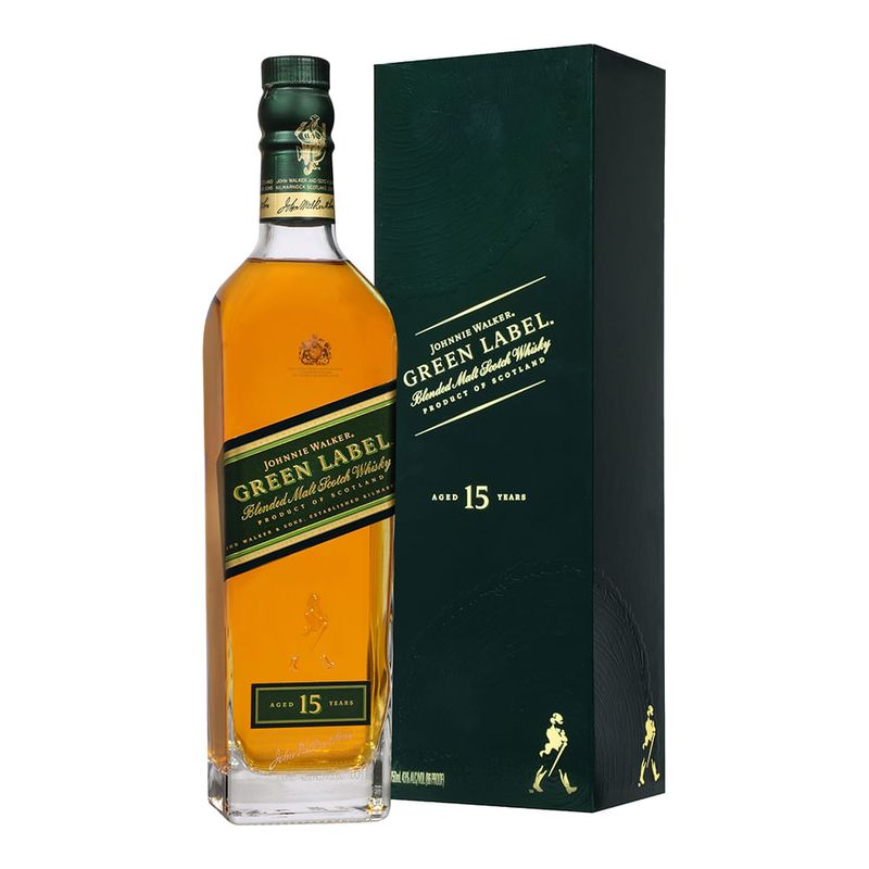 Whisky Johnnie Walker Green Label 750ml - Casa Santa Luzia