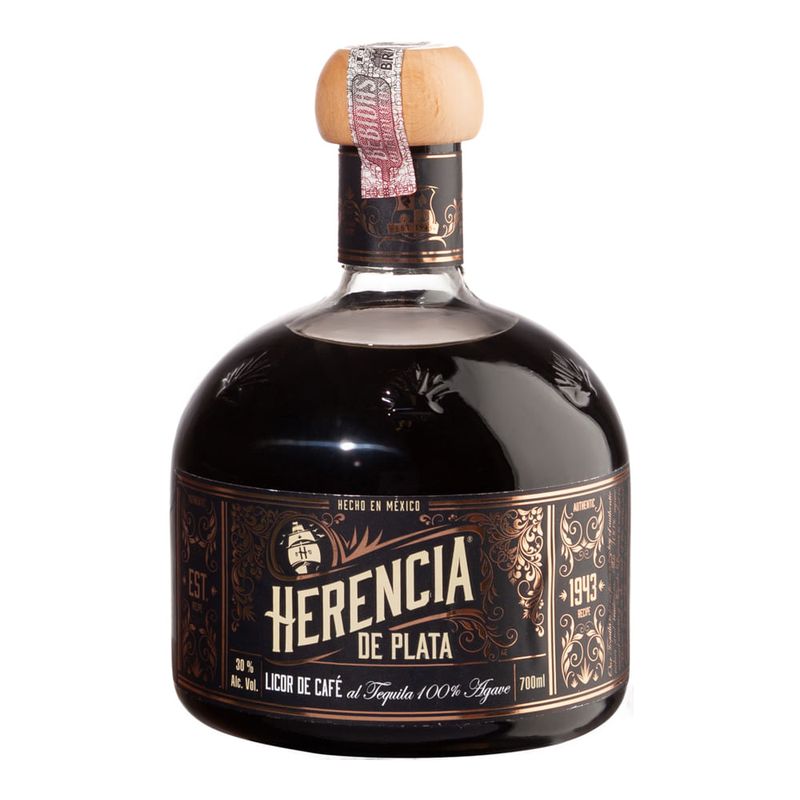 Tequila Herencia de Plata com Licor de Café 700ml - Casa Santa Luzia