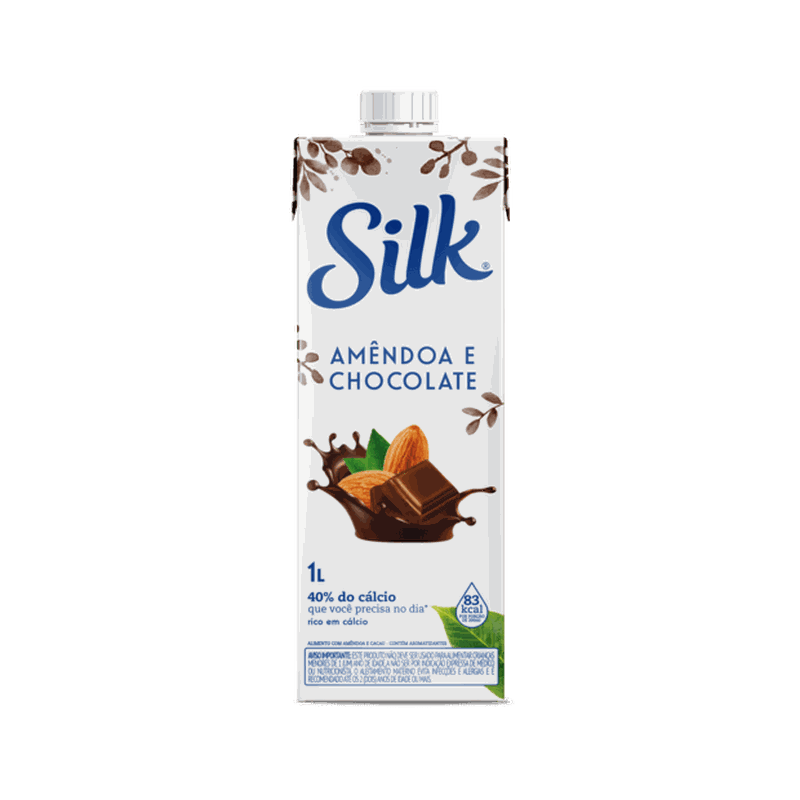 Bebida de Amêndoa com Cacau Silk 1L - Casa Santa Luzia