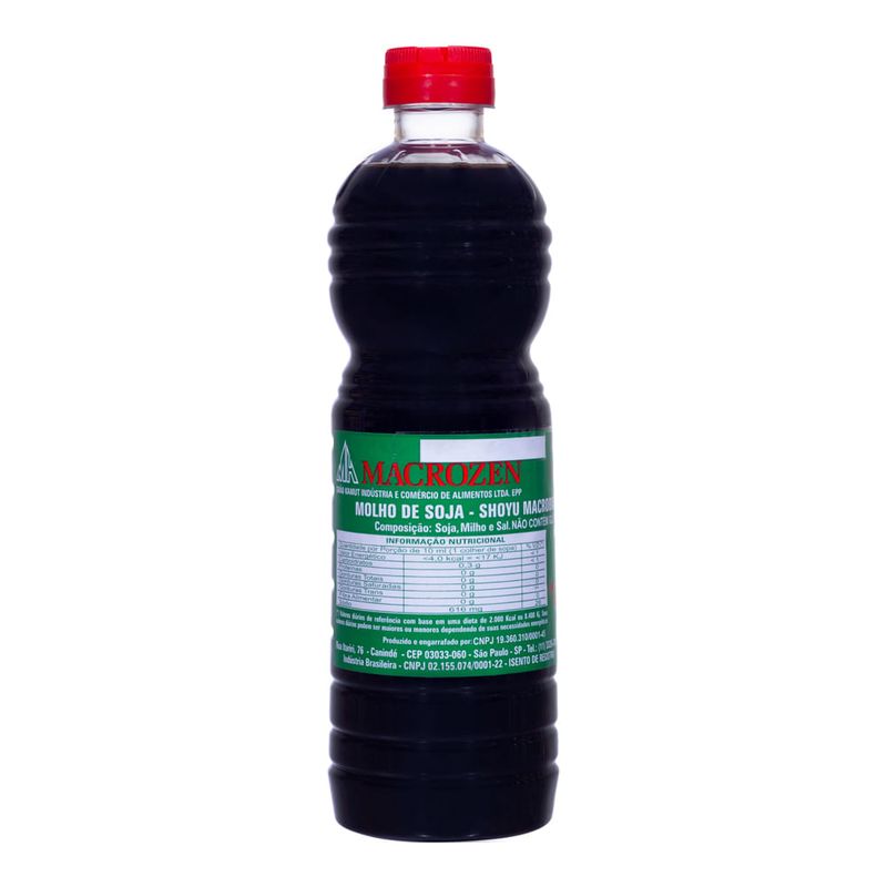 Molho de Soja Shoyu Macrozen 500ml - Casa Santa Luzia
