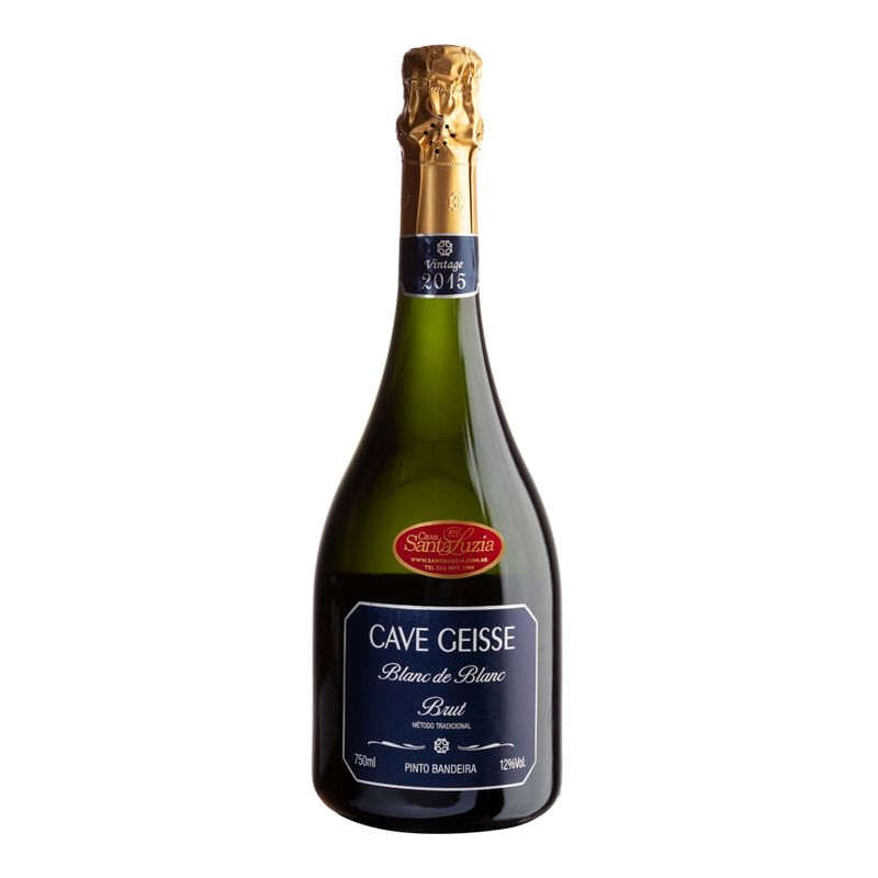 Espumante Brut Blanc De Blanc Cave Geisse 750ml - Casa Santa Luzia