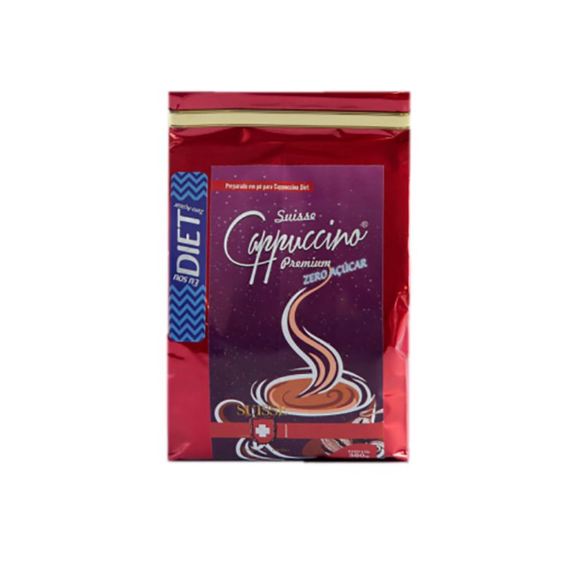 Cappuccino Premium Zero Açúcar Suisse Chocolat 300g - Casa Santa Luzia