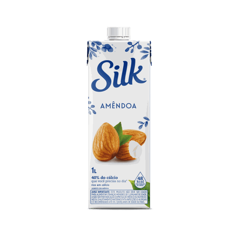 Bebida de Amêndoa Original Silk 1L - Casa Santa Luzia