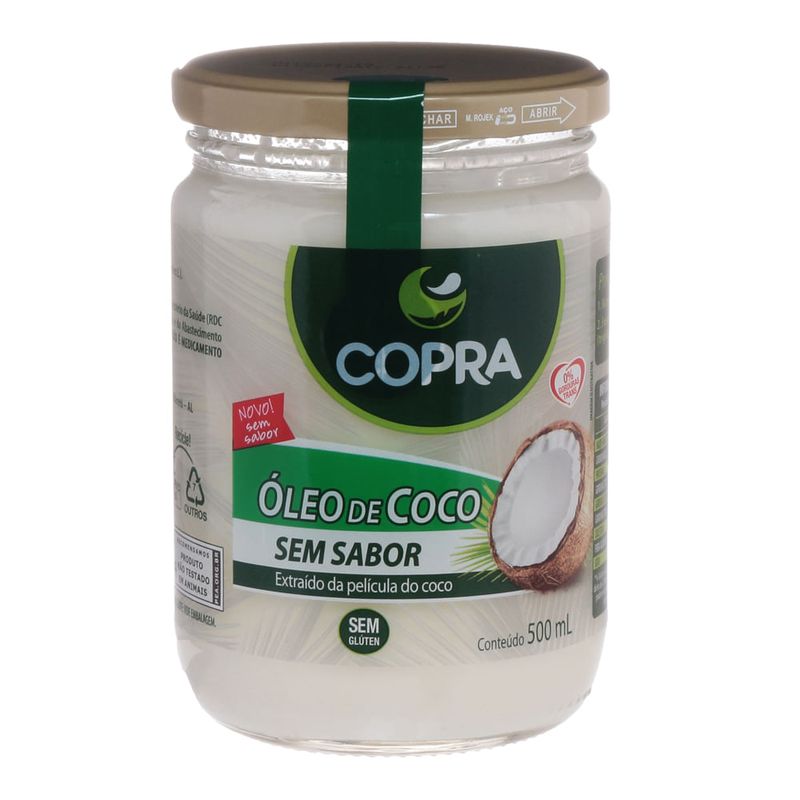 Óleo de Coco sem Sabor Copra - Casa Santa Luzia