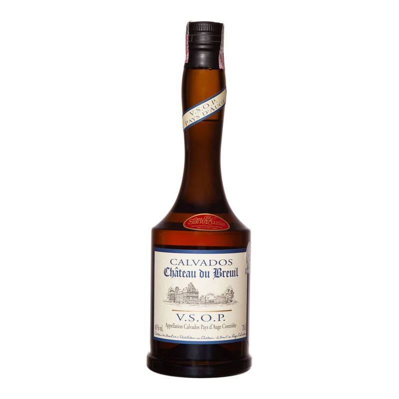CALVADOS 1967年 700ml 40% Aguardente Calvados Chateau Du Breuil V.S.O.P 700ml - Casa Santa Luzia