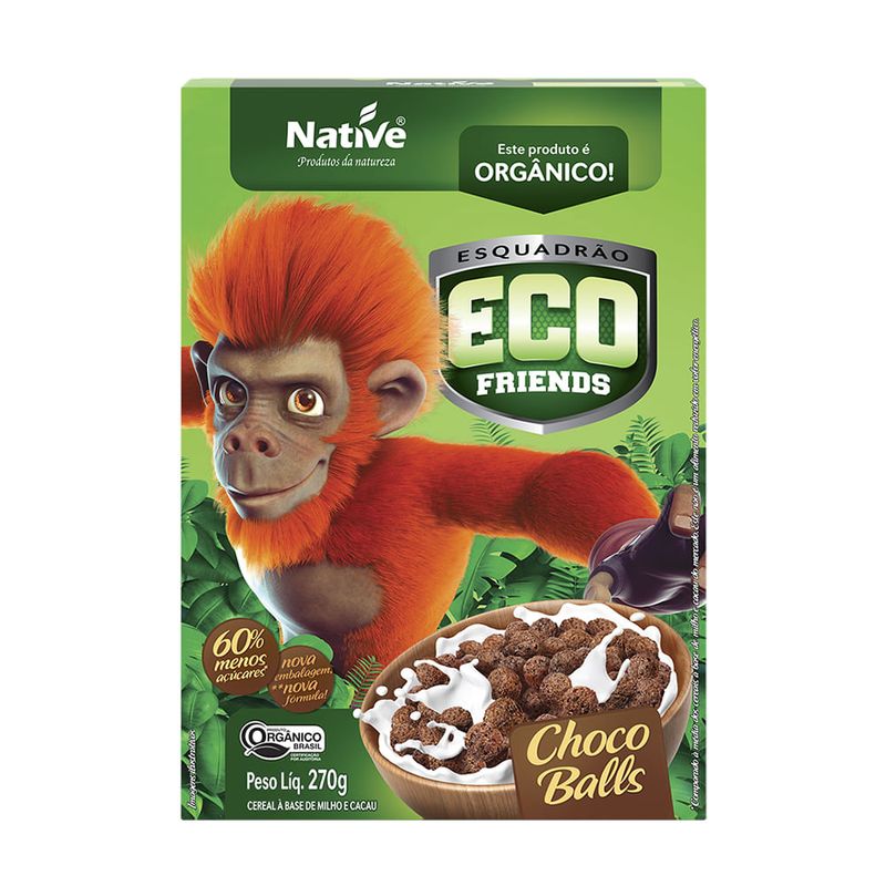 Eco Friends Choco Balls Native 270g - Casa Santa Luzia
