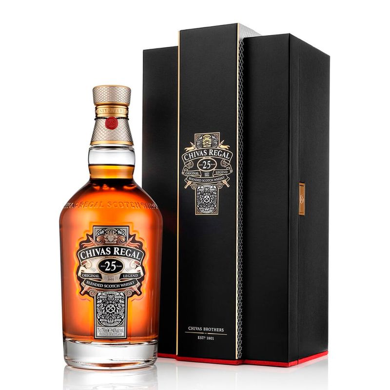 Whisky Chivas Regal 25 Anos 700ml - Casa Santa Luzia