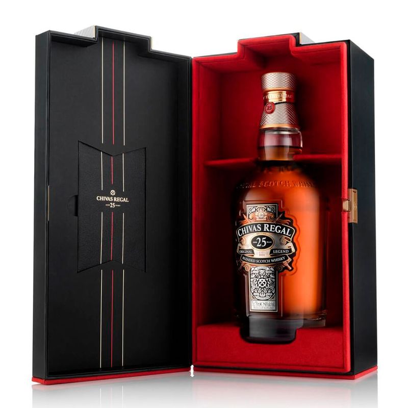 Whisky Chivas Regal 25 Anos 700ml - Casa Santa Luzia