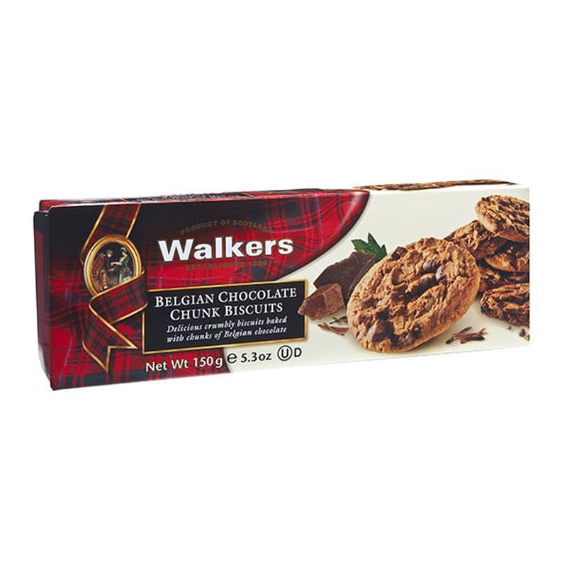 Cookies Chocolate Chunk Belgian Walkers 150g - Casa Santa Luzia