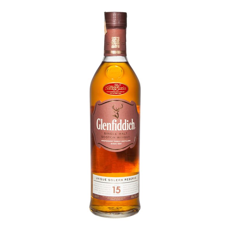 Whisky Glenfiddich 15 Anos 750ml - Casa Santa Luzia