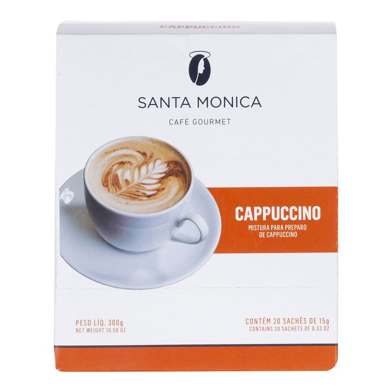 Mistura para Capuccino Gourmet Santa Monica 300g - Casa Santa Luzia