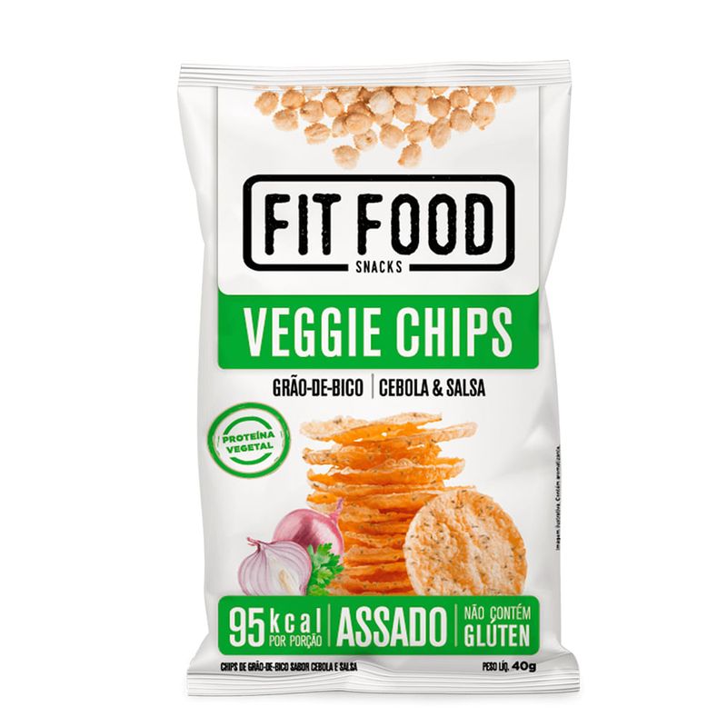 Snack de Cebola e Salsa Fit Food 40g - Casa Santa Luzia