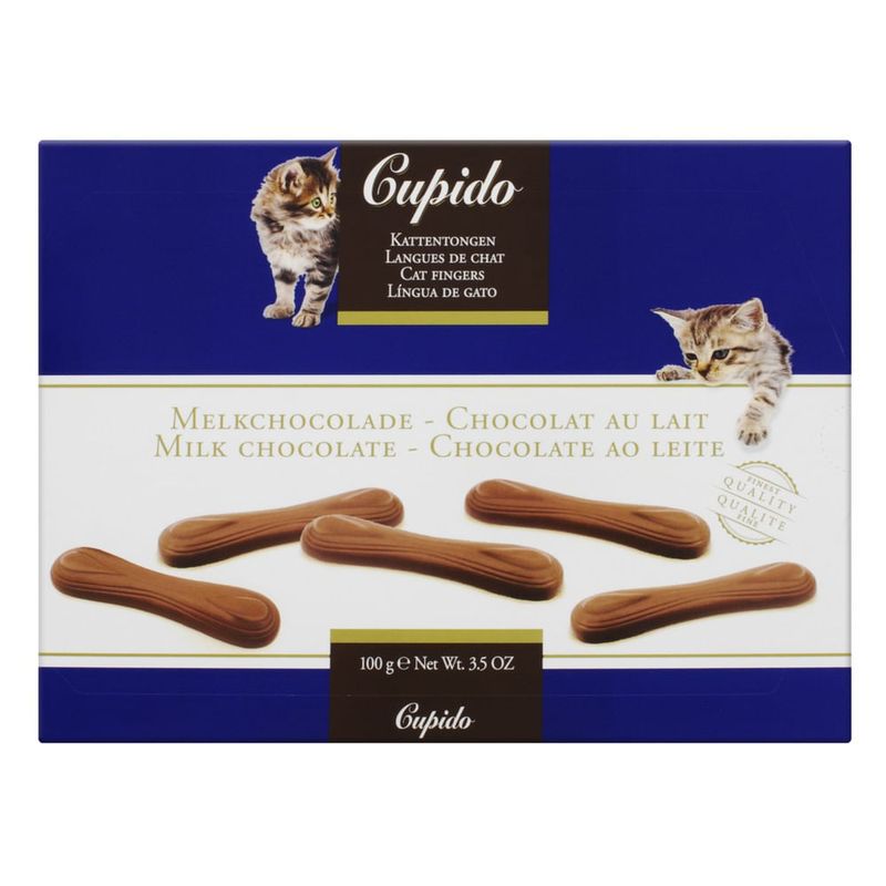 Chocolate Lingua de Gato Cupido 100g - Casa Santa Luzia