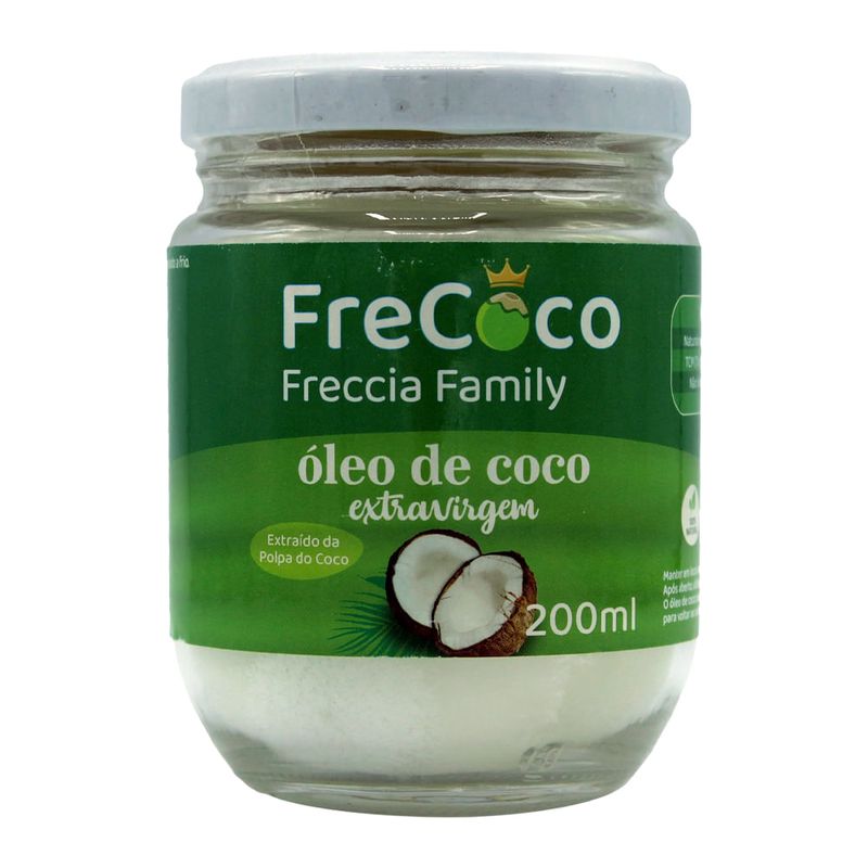Óleo de Coco Extravirgem Frecoco 200ml - Casa Santa Luzia