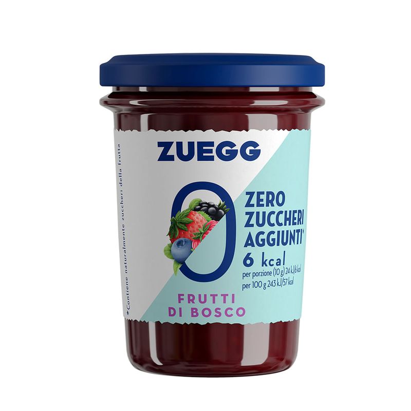 Geleia de Frutas Silvestres Zero Açúcar Zuegg 220g - Casa Santa Luzia