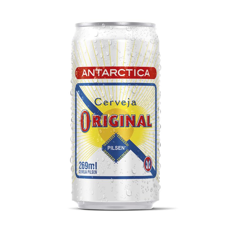 Cerveja Original Lata Antarctica 269ml - Casa Santa Luzia
