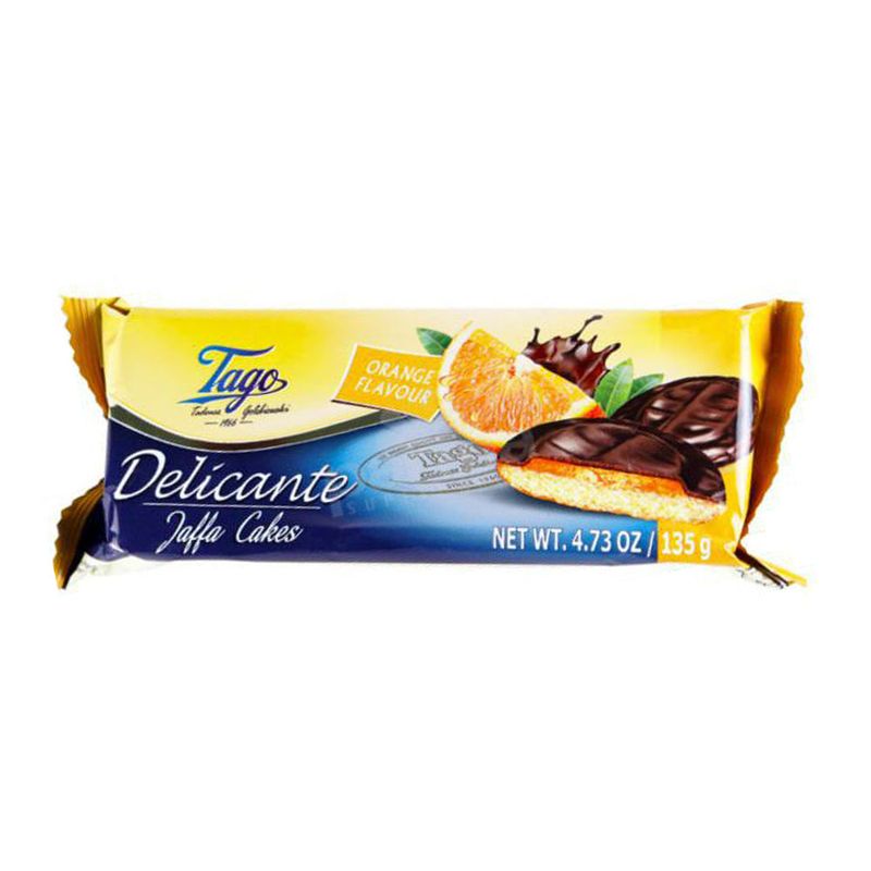 Biscoito Coberto Com Chocolate e Recheado Com Geleia de Laranja