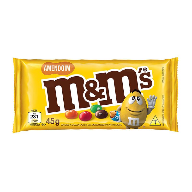 M&M's de Amendoim 45g - Casa Santa Luzia