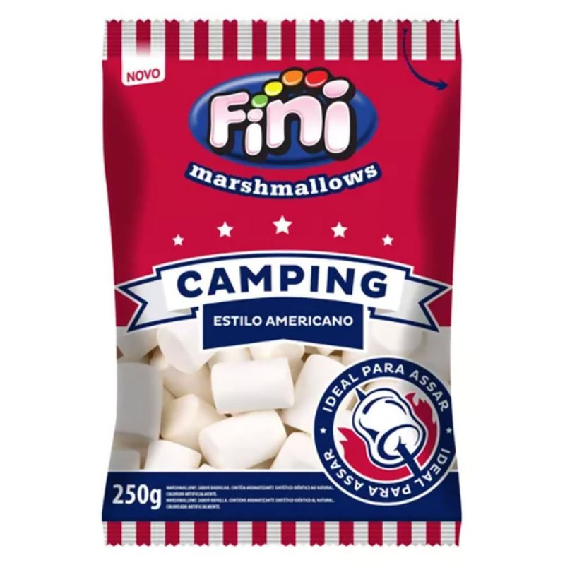 Marshmallows Camping American Style Fini 250g - Casa Santa Luzia