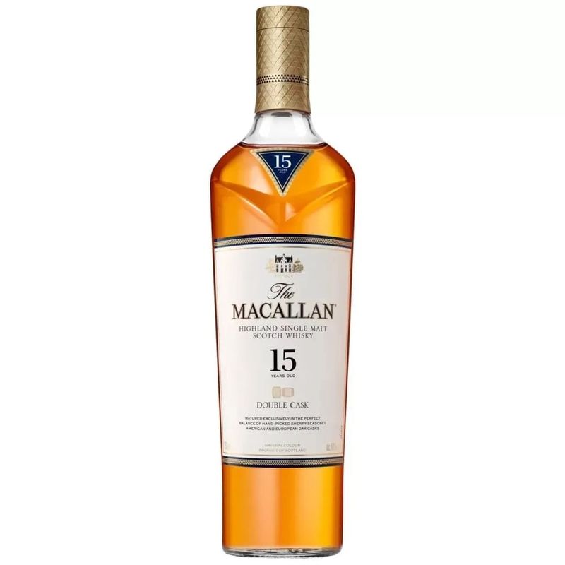 Whisky 15 Years Old Double Cask The Macallan 700ml - Casa Santa Luzia