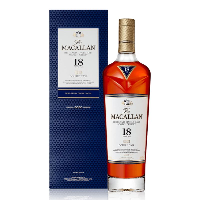 Whisky 18 Years Old Double Cask The Macallan 700ml - Casa Santa Luzia