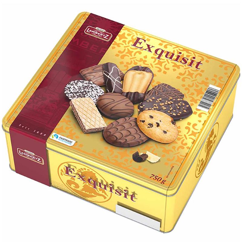 Biscoito Lambertz Exquisit Lata - 750g - Casa Santa Luzia
