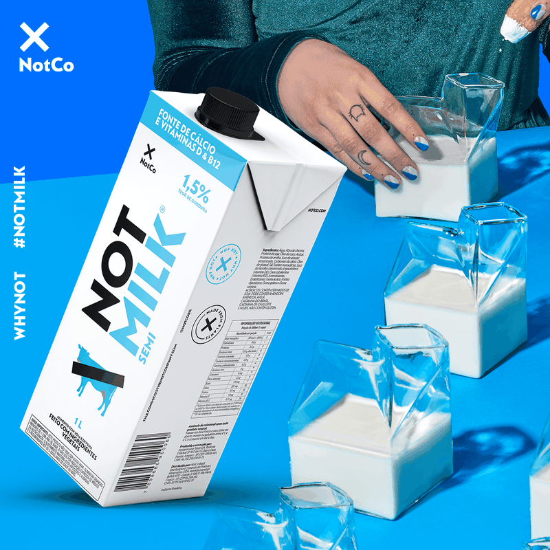 Not Milk Semi Leite Vegetal 1L - Casa Santa Luzia
