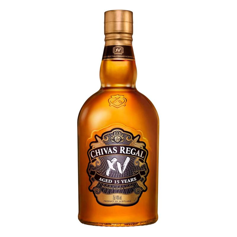 Whisky Escocês 15 Anos Chivas Regal XV 750ml - Casa Santa Luzia