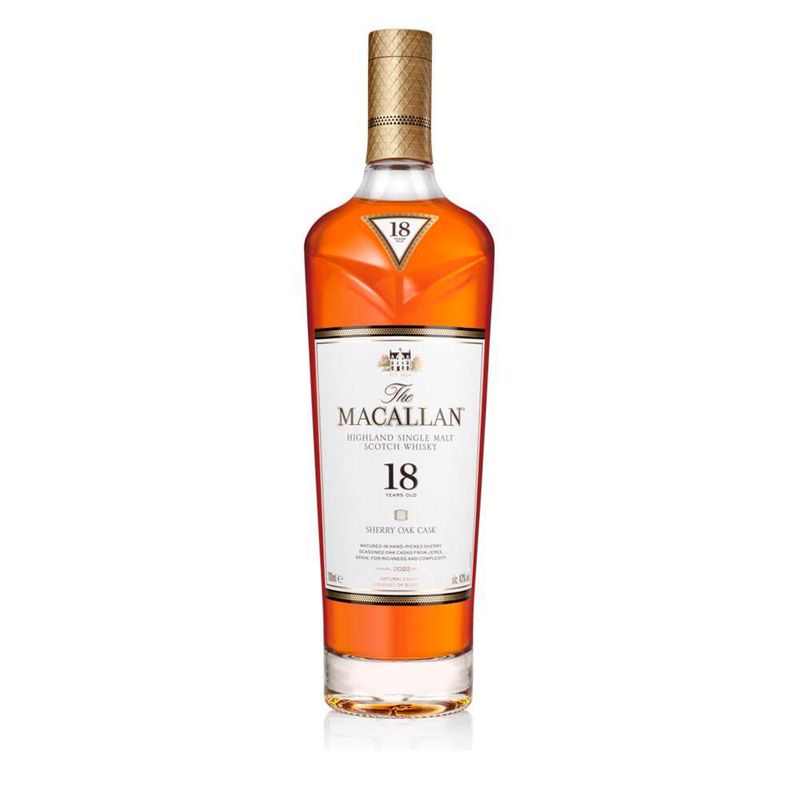 Whisky 18 Years Old Sherry Oak Cask The Macallan 700ml - Casa