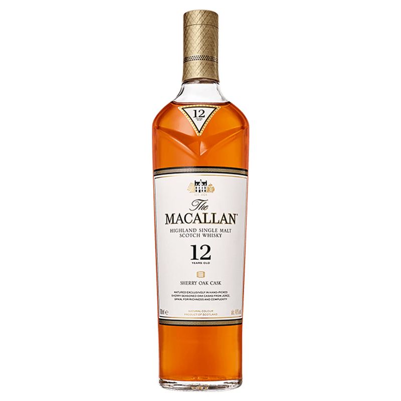 Whisky 12 Years Old Sherry Oak Cask The Macallan 700ml - Casa