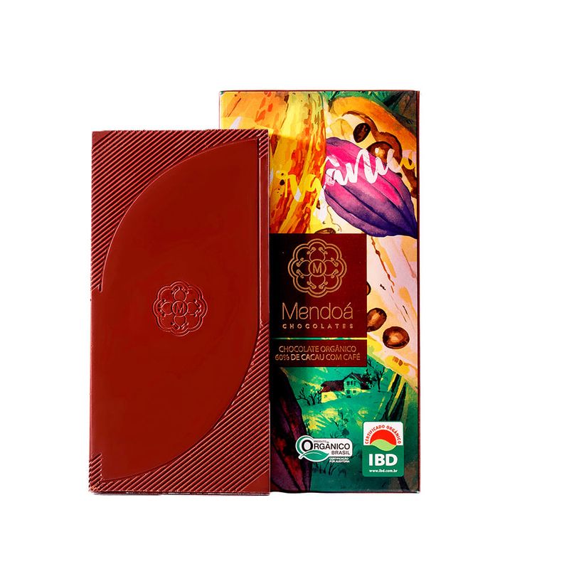 Chocolate Orgânico 81% Cacau Com Nibs Mendoá 80g - Casa Santa Luzia