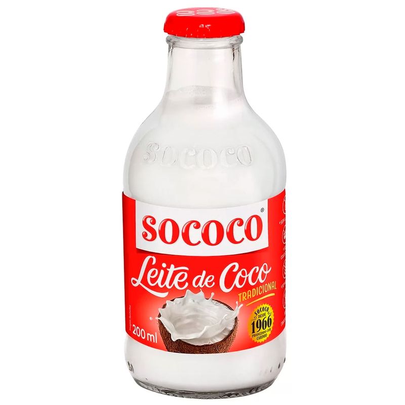 Leite de Coco Tradicional Sococo 200ml - Casa Santa Luzia