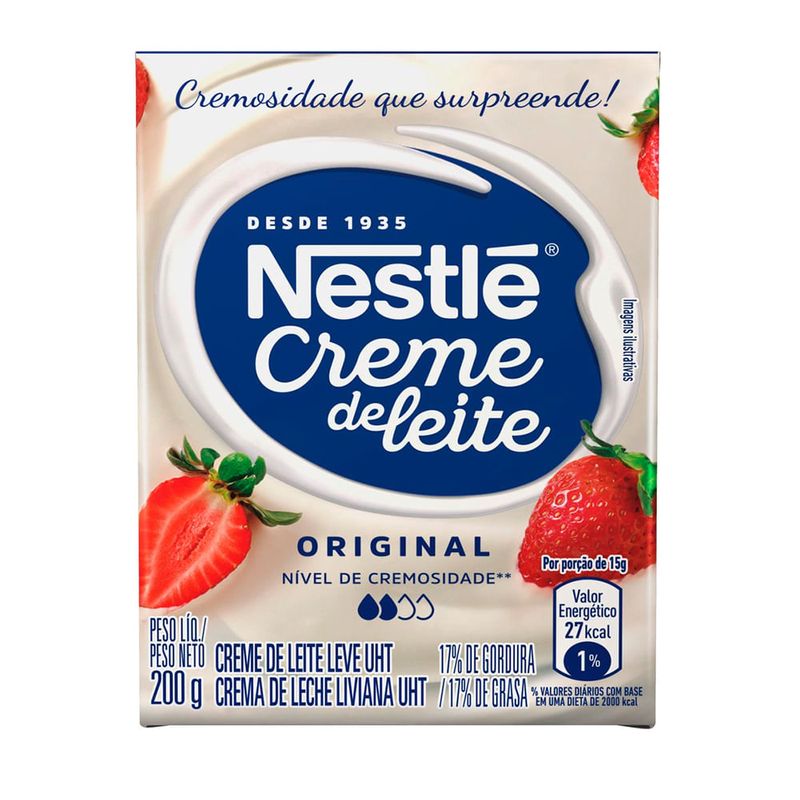 Creme de Leite Original Nestlé 200g - Casa Santa Luzia