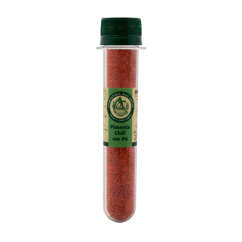 Pimenta Chili em Pó Companhia das Ervas 20g - Casa Santa Luzia