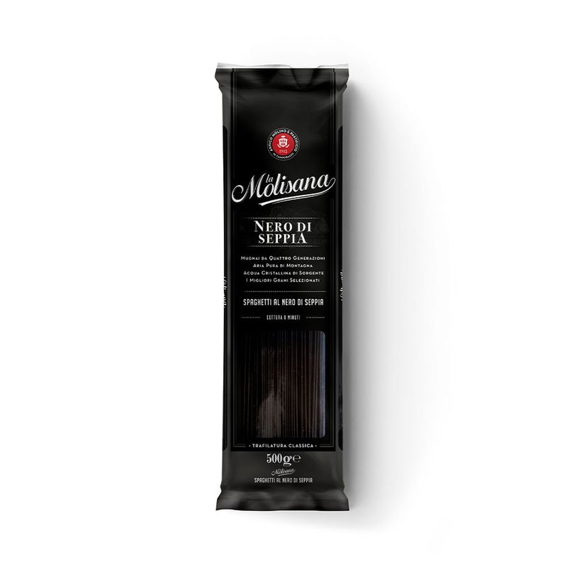 Macarrão Spaghetti Nero Di Sepia La Molisana 500g - Casa Santa Luzia