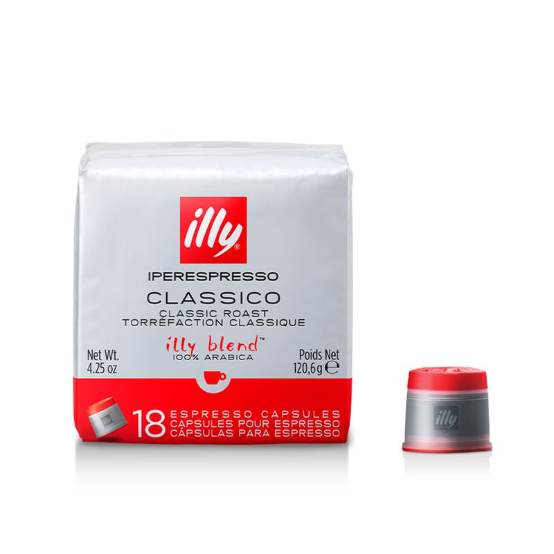 Café Cápsula Iperespresso Clássico Illy 18 Unidades - Casa Santa Luzia