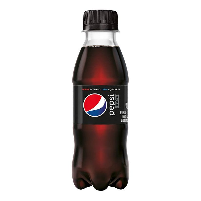 Refrigerante Pepsi Black - 200ml - Casa Santa Luzia