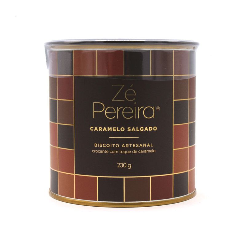 Biscoito Artesanal Sabor Caramelo Salgado Zé Pereira 230g - Casa