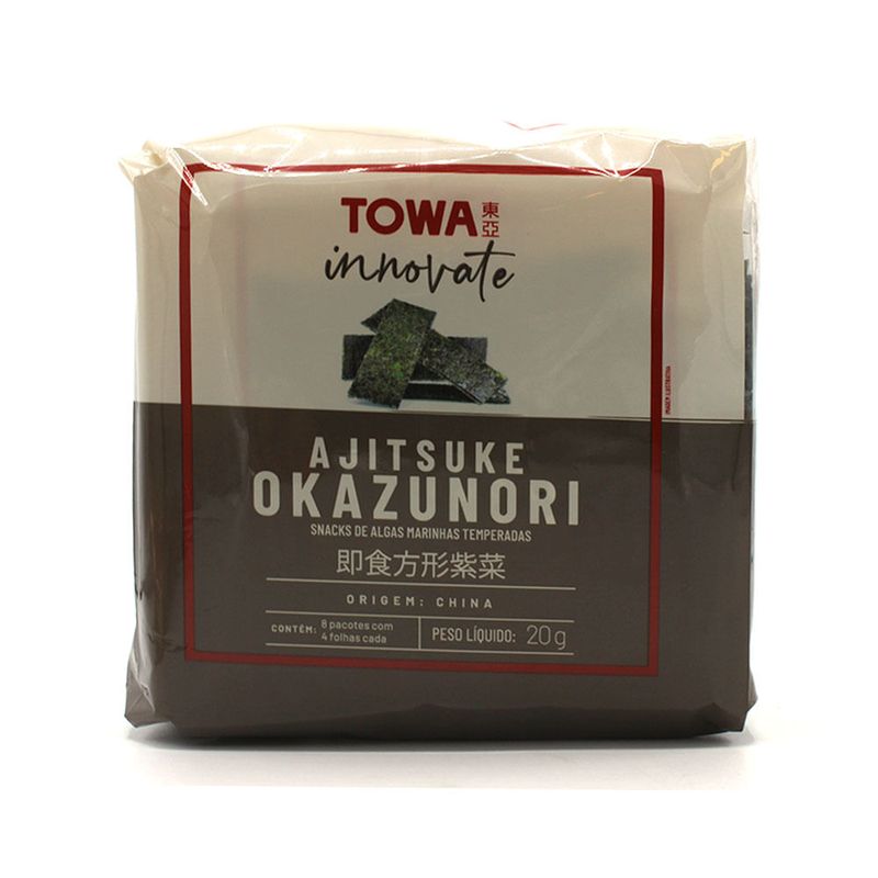 Alga Marinha Temperada Okazunori 20g - Casa Santa Luzia