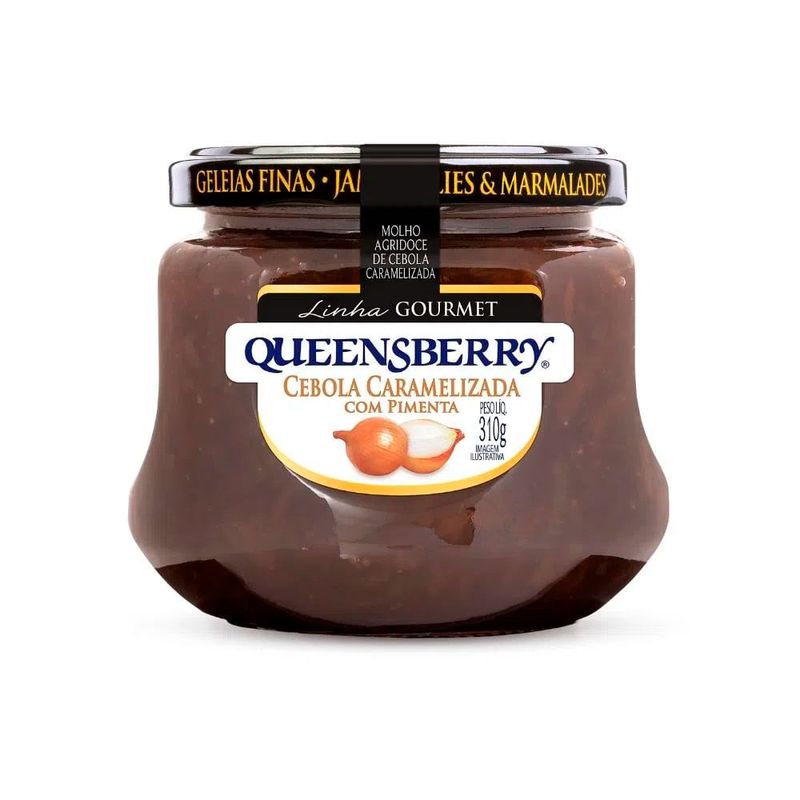 Geleia de Cebola Caramelizada com Pimenta Queensberry 310g - Casa