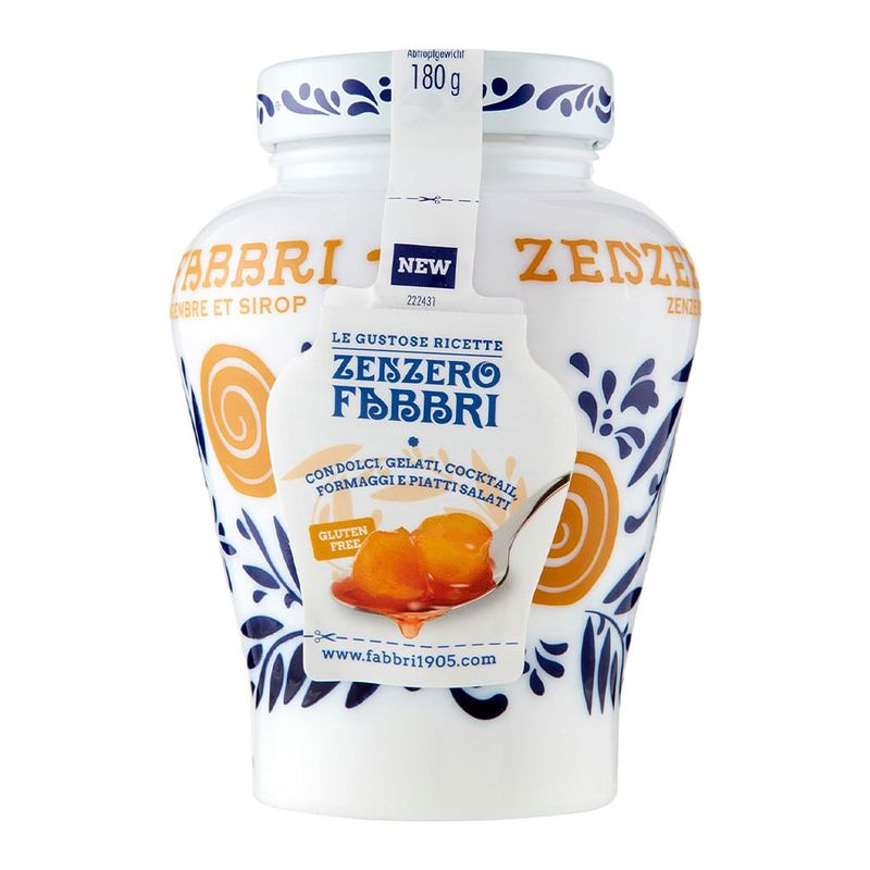 Gengibre em Calda Zenzero Opaline Fabbri 600g - Casa Santa Luzia