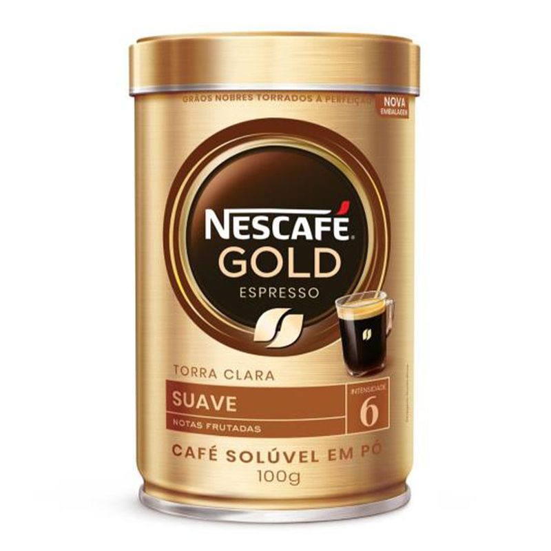 Nescafé Gold Espresso Suave 100g - Casa Santa Luzia