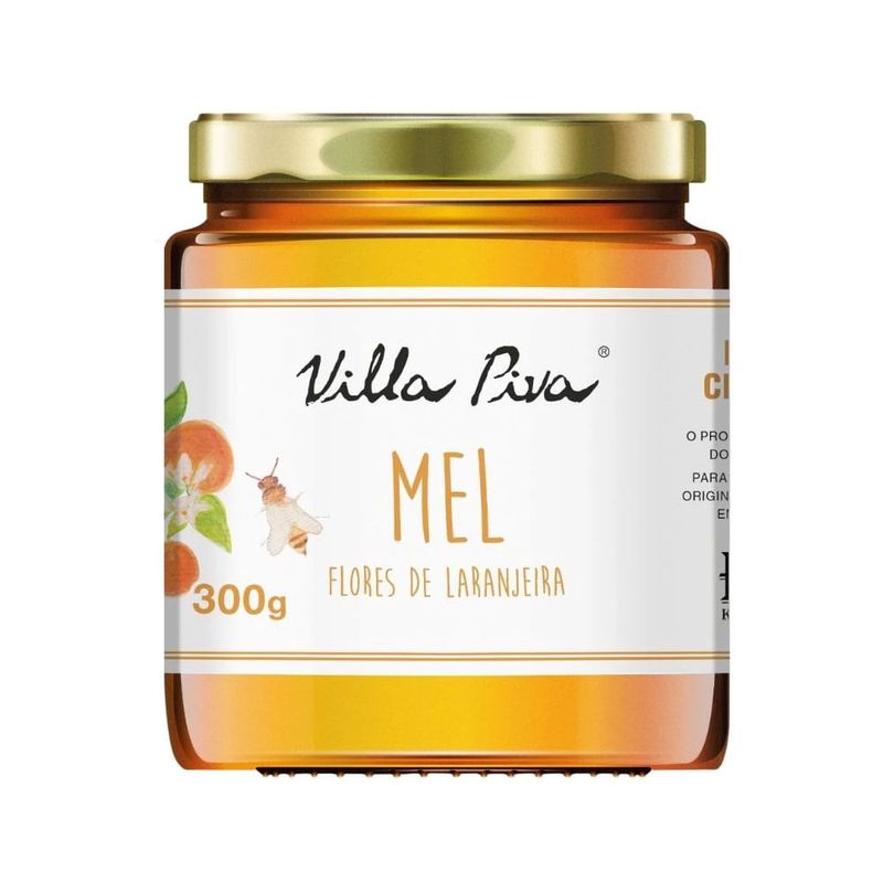 Mel de Flores de Laranjeira Villa Piva 300g - Casa Santa Luzia