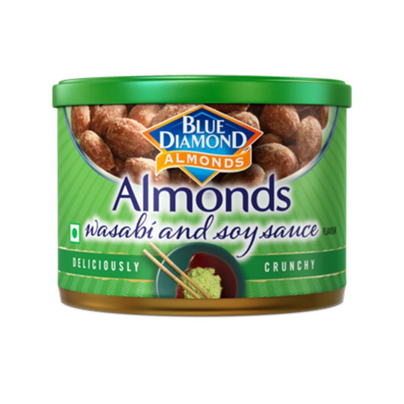 Amêndoas Torradas com Wasabi e Molho de Soja Blue Diamond 150g