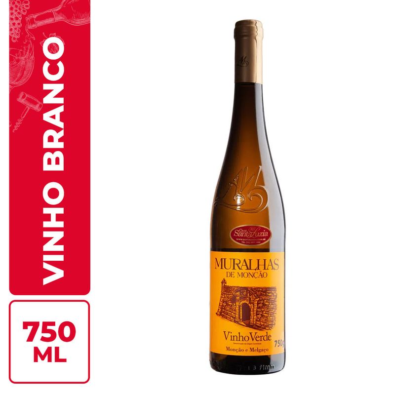Vinho Branco Muralhas de Monção - 750ml - Casa Santa Luzia