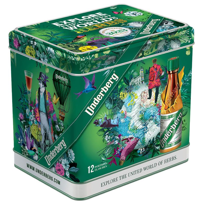 Aperitivo Gift Tin Underberg 12 X 20ml - Casa Santa Luzia