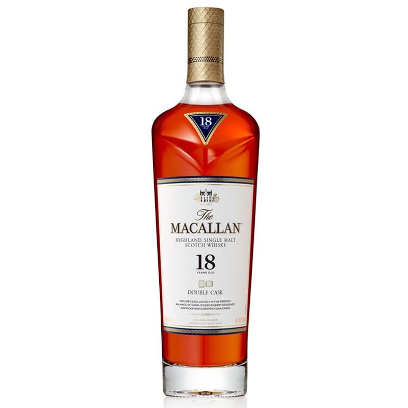 Whisky 18 Years Old Double Cask The Macallan 700ml - Casa Santa Luzia