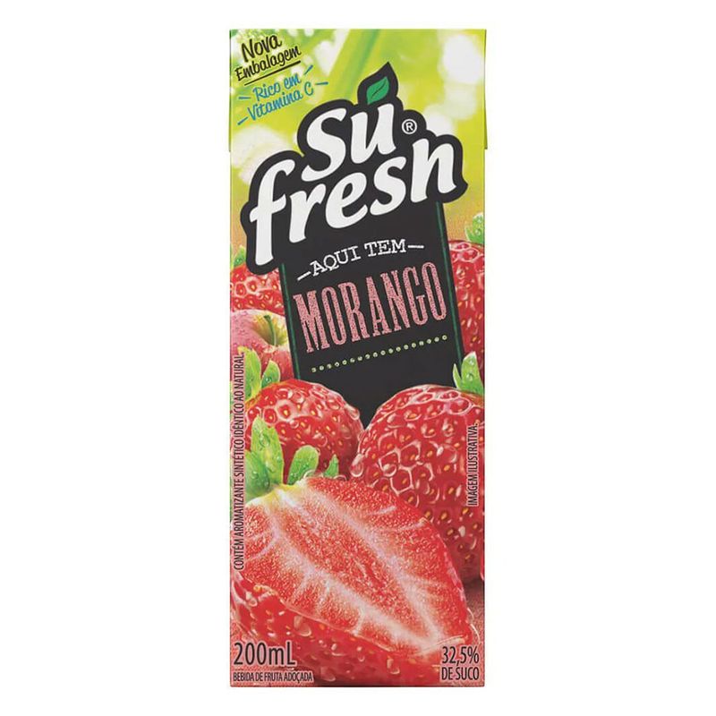 Néctar de Morango Sufresh - 200ml - Casa Santa Luzia